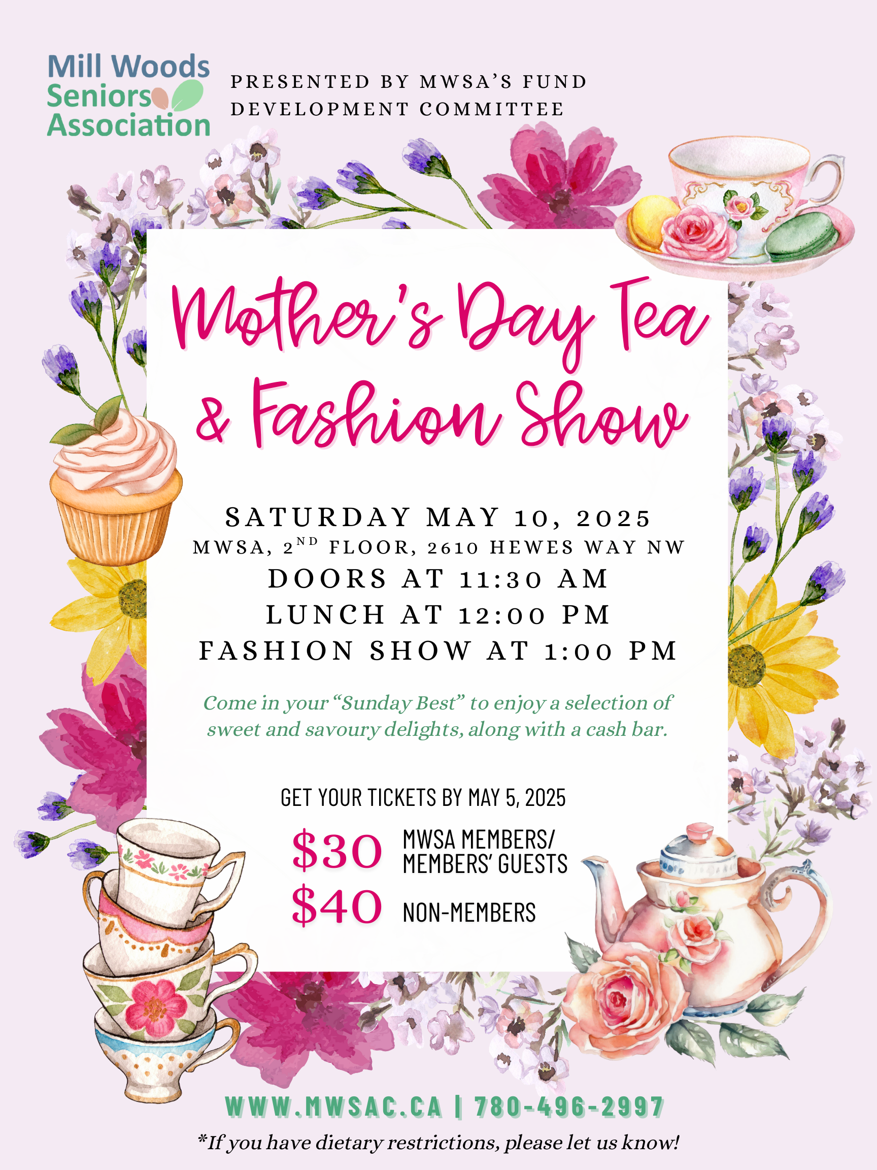 mwsa mothers day tea and fashion show 2025
