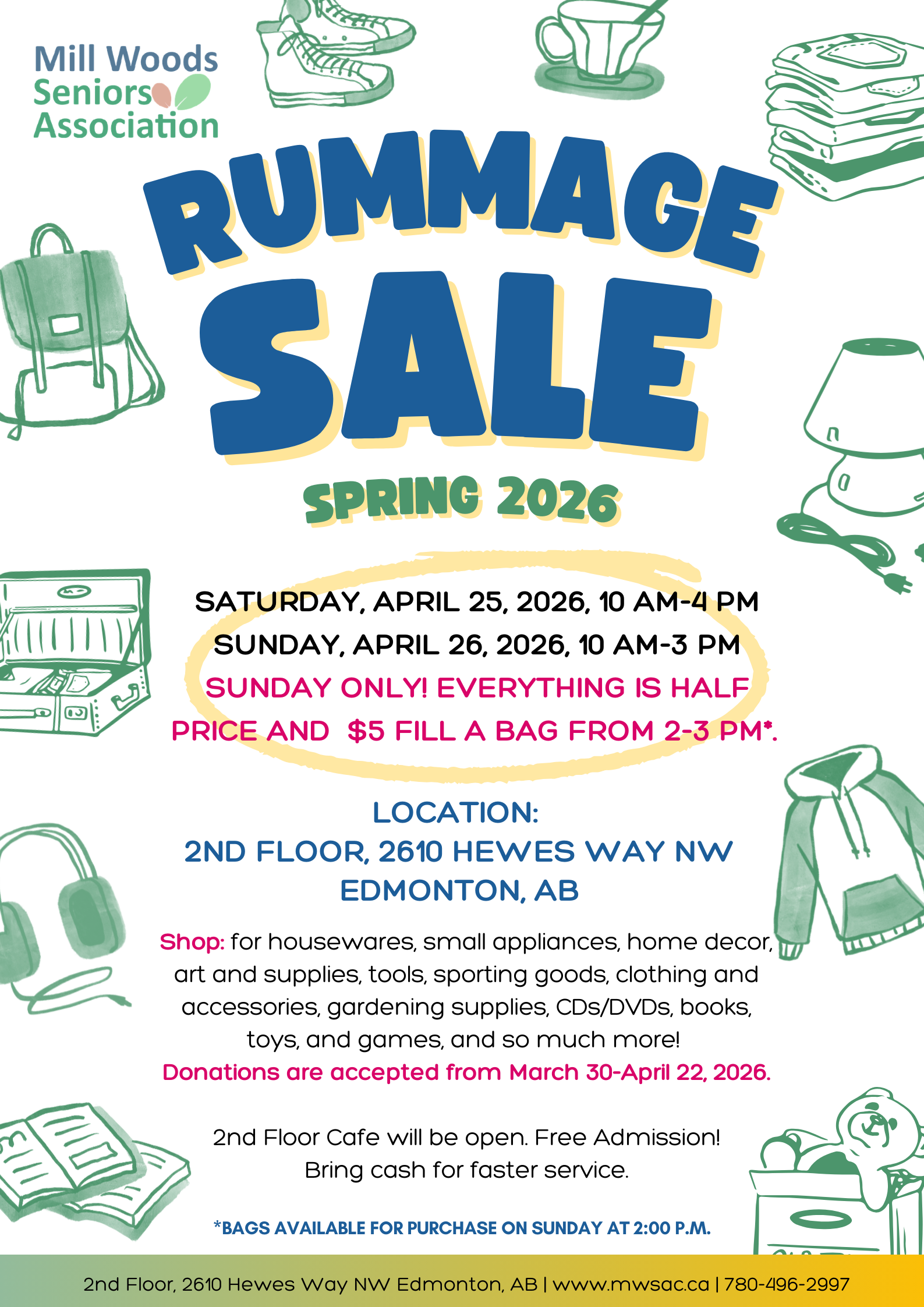 MWSA SPRING RUMMAGE SALE 2026